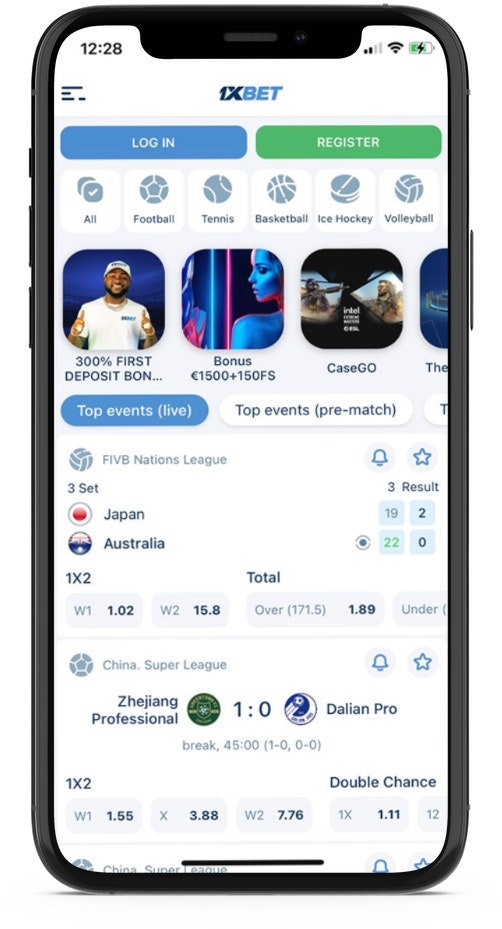 1xbet для айфона